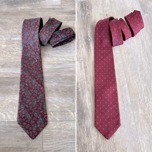FINAL PRICE ‼️ Vintage Christian Dior and Givenchy Silk Tie Bundle - Picture 1 of 15